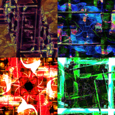 A compilation image containing the four GemTech Series pieces: Amethyst Hypercube, Sapphire Plasmacoil, Ruby Supernova, and Emerald Voltchamber, next to each other.